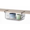 Whitmor Wire Under the Shelf Basket - Black
