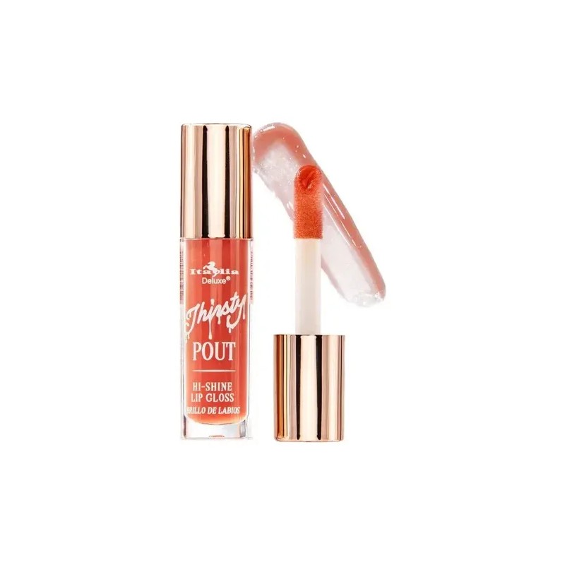 Italia Deluxe Set Gloss Labiales Thirsty Pout Hi Shine 4