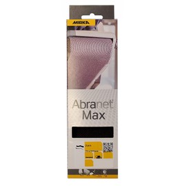 Mirka Abranet Max Sanding Belt 75 x 533 mm / Grain P120 / Pack of 2 for Hand Sanders Belt Sander Hand Belt Sander