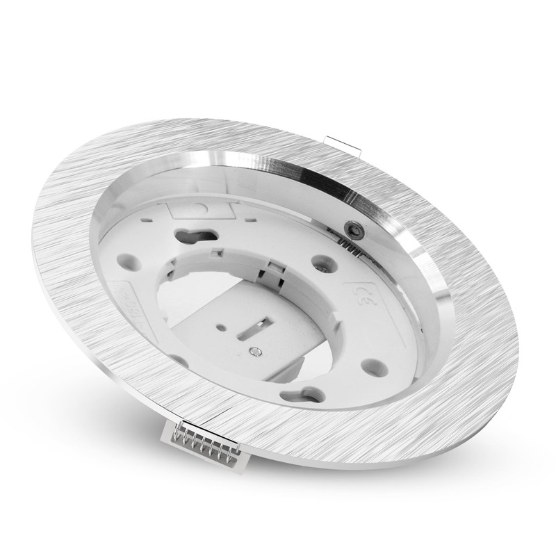 SSC-LUXon Pack of 6 RX-3 Recessed Spotlights 230 V Brushed