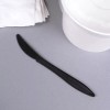 Karat PP Plastic Medium Weight Knives Bulk Box - Black