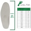 Green Feet Anatomical Arch Foot Splayfoot Terry Cloth Insoles with