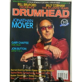 Drumhead February 2017 Jonathan Mover Bill Bruford Billy Cobham FREE SHIPPING sb