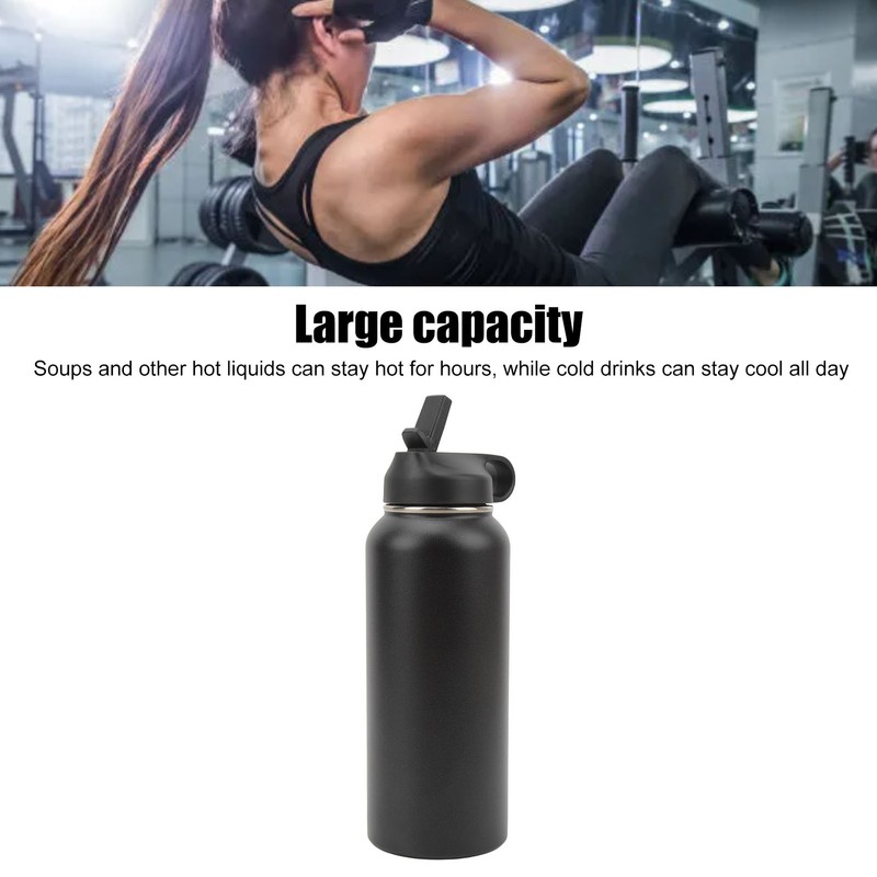 32oz Insulated Water Bottle 304 Stainless Steel Leak Proof Vacuum