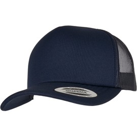 Flexfit Classic Curved Visor Foam Trucker Cap Baseball, navy