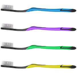 Extra Soft Flossing Toothbrush, Manual Floss Bristle Toothbrushes for Adults Sensitive Teeth and Receding Gums, Individually Wrapped Plaque Remover Toothbrush