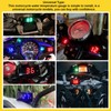 Motorcycle Water Temperature Gauge Ultra Thin LCD Display ABS Housing