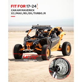 Benlari X3 Belt Changing Tool Kit Compatible with Can-Am Maverick X3/X3 MAX/RS/DS/TURBO/R 2017-2024 Clutch Removal Tool Fits 64"/72" Wheel Base Width (Black)