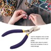 Flat Nose Pliers Blue Handle Double Spring Structure Carbon Steel
