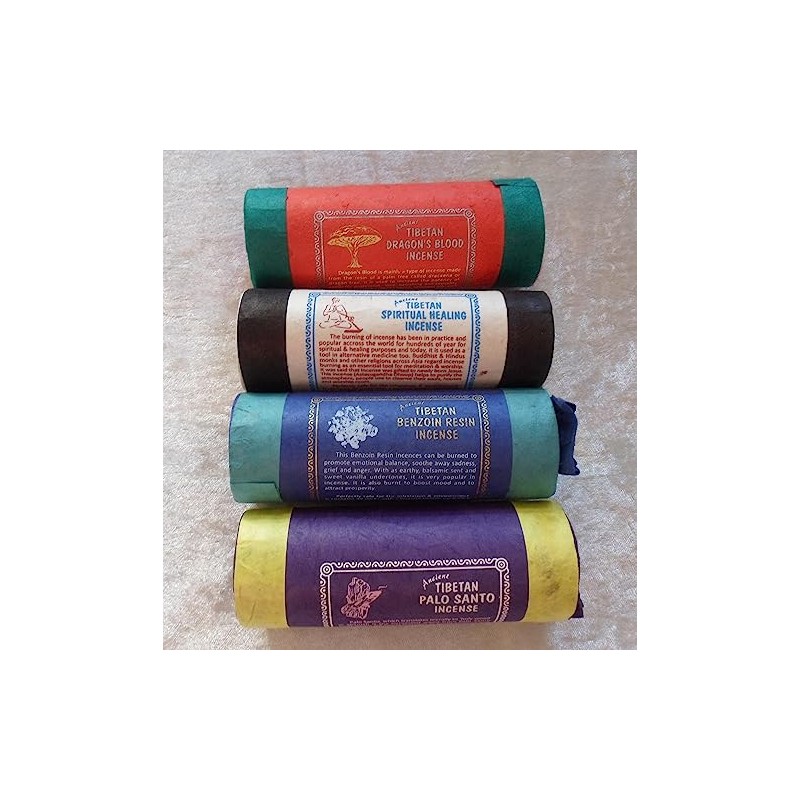 4 Pack Of Tibetan Incenses - Range Of Herbs &
