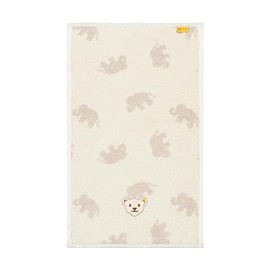 Steiff Unisex Children's Towel Pattern/Printed Homewear, Cloud dancer
