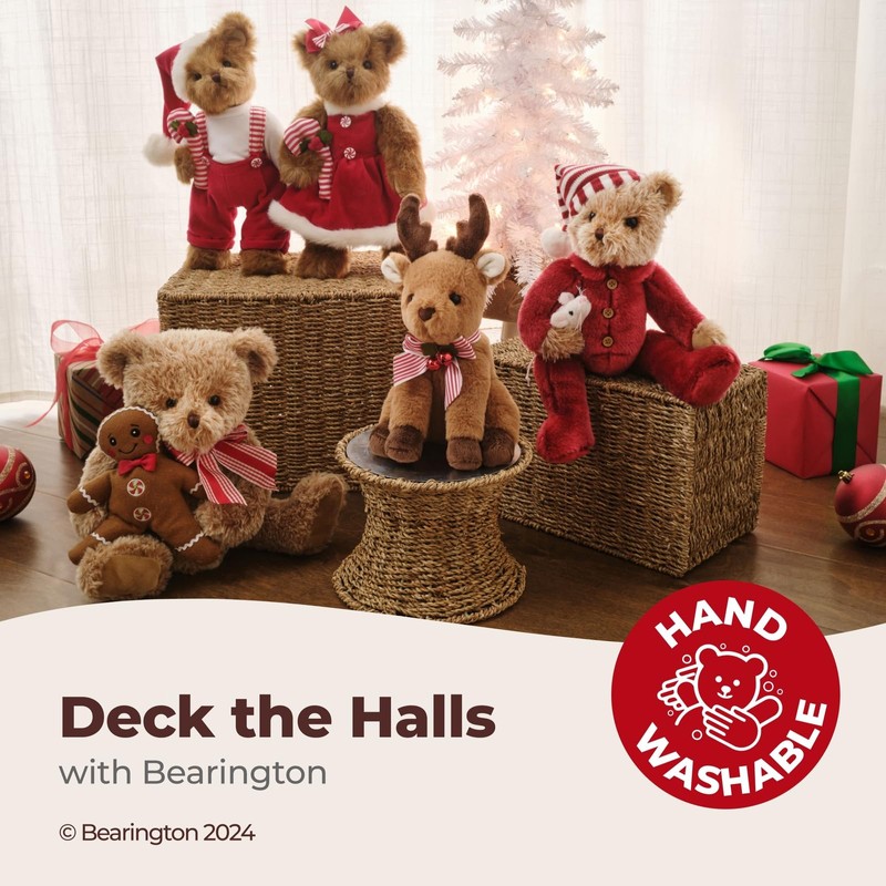 Bearington Christmas Stuffed Animals Christmas Teddy Bear Holiday Bear Bear