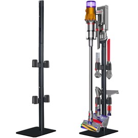 Lasvea Vacuum Stand Compatible with Dyson V7 V8 V9 V10 V11 V15 Gen5(Max.11 Accessories),Metal Storage-Bracket-Stand-Holder-Organizer,Easy-Access Storage docking station