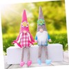 Abaodam Flower Gnome Doll Long Legs Soft Plush Sitting Gnome