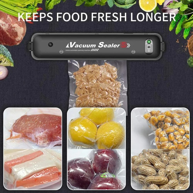 kuled Vacuum Sealer Machine for Food Preservation with 15 Pcs