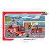 Ravensburger 4005556861385 Puzzle with Frame, 15 Pieces - Fire Brigade