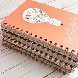 Swaygirls Bible journal | Prayer journal | Christian spiral notebook | Bible journal | Faith notebooks | Lined soft cover wire notebooks & journals | Be the light