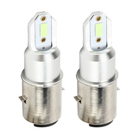2PCS LED Motorcycle Headlight Bulb 2600LM 110W 8000K Ice Blue Color High Brightness Replacement For Suzuki