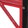 Woodworking Triangle Ruler Aluminum Alloy High Accuracy Portable Rafter Square