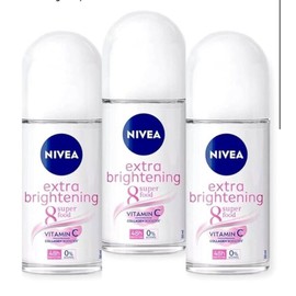 Nivea Deodorant Whitening Extra Care 48h Roll-on 50 Ml Pack of 3
