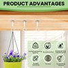 6 Pcs Adhesive Ceiling Hooks Heavy Duty Stainless Steel with