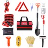 Car Roadside Emergency Kit with Jumper Cables, Auto Road Side
