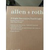 Allen+Roth Portico 3-Light 21.14-in Dimmable Flush Mount Fixed Track Light