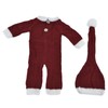 Breathable Baby Photography Photo Props Set Soft Mohair Jumpsuits Hat