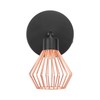 Wall Mounted Lamp Holder 180 Degrees Adjustable Metal Wall Lamp