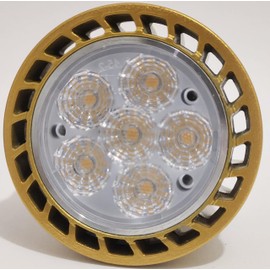 Unique Lighting Systems Flex Gold Series MR16 6W 45 Degree 600 Lumen 2700K Warm White LED Bulb (LED-6W-DM6FL27K)