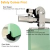 CCJH Sliding Barn Door Hardware Hangers Only 2pcs Stainless Steel