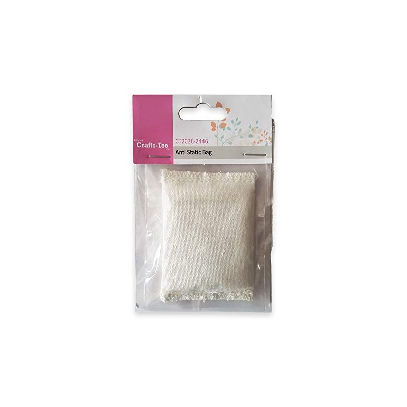 Crafts Too Anti Static-Pad, Cotton, Off- White, 7 x 5.5