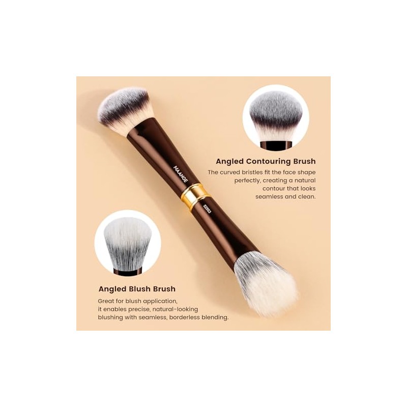 MAANGE Set de Brochas de Maquillaje Profesional con Estuche 13PCS