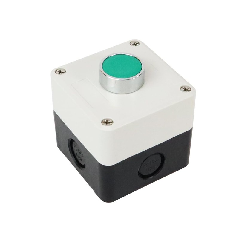 ATO Momentary Push Button Switch Station Box, 1 NO+1NC, ABS