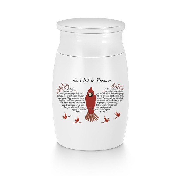 SOITIS Small Urns for Human Ashes Aluminium Mini Keepsake Urn