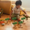 Toddmomy Model Pine Trees, 3Pcs Model Train Trees Miniature Trees