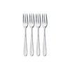 MasterClass Kitchen Craft Cake Fork Set, Silver, 4-Piece