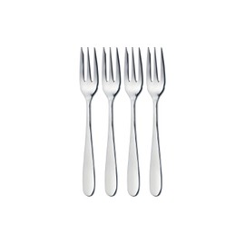 MasterClass Kitchen Craft Cake Fork Set, Silver, 4-Piece