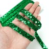 Misscrafts Sequin Lace Trim Braid Lace Ribbon Glitter Sequin Trim