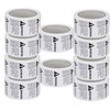 10 Rolls/5000 Labels,Suffocation Warning,Keep Away from Small Children,2" X 2"