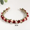 BOOMTOP Flower Headband Dirndl Hair Band Red Roses Costume Hair