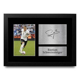HWC Trading A4 FR Bastian Pig Germany Gifts Printed Autographs Picture for Fans and Supporters - A4 Framed