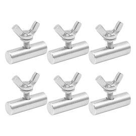 ZONADAH 6Pcs Awning Rail Stoppers Sun Canopy Awning Rail 8mm End Stoppers for Caravan Motorhome Campervan Boat Camping Tent Equipment Awnings Accessories