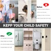 Fridge Lock for Child Safety Fridge Lock No Drilling Washing
