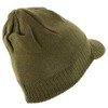 Armycrew RGY Striped Jamaica Rasta Knit Stretchable Beanie Visor Hat