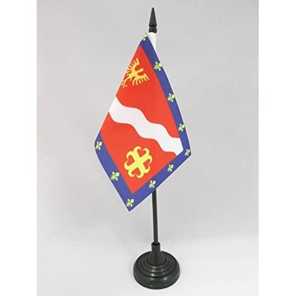AZ FLAG - Val d'Oise Table Flag 4'' x 6''