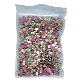 Crystal Lized Cristales Tornasol S20 Base Rosa Y Base Dorada