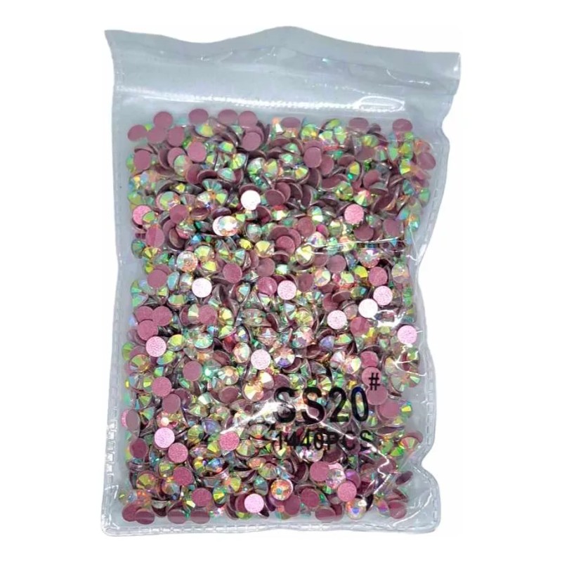 Crystal Lized Cristales Tornasol S20 Base Rosa Y Base Dorada