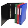 Exacompta 40 mm Plastic 4 O Ring Binder - Yellow