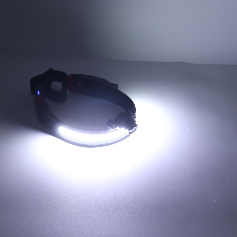 LED COB Head Light 10 Modes Zoomable Rechargeable Super Bright